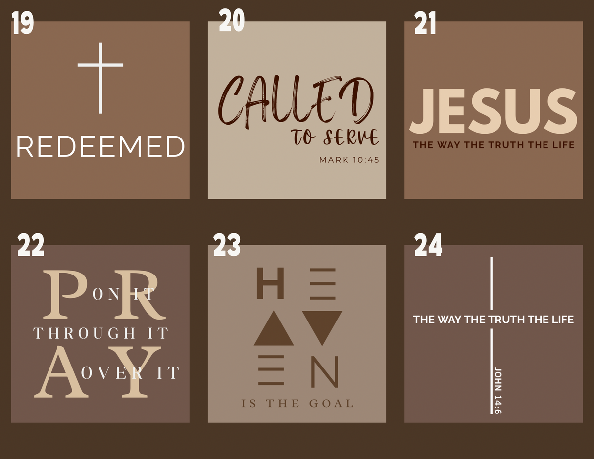 Christian Inspirational Magnets - Ready-Made Designs