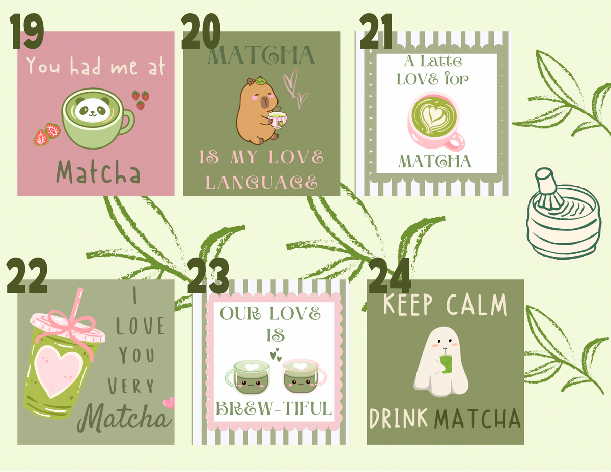 Matcha Lover + Christian Inspired Magnets - Ready-Made Designs