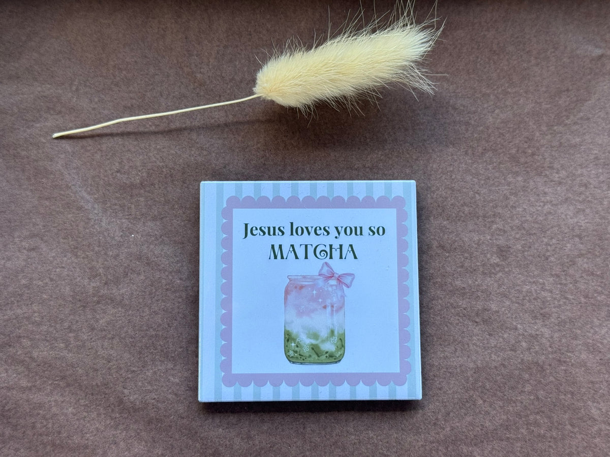 Matcha Lover + Christian Inspired Magnets - Ready-Made Designs