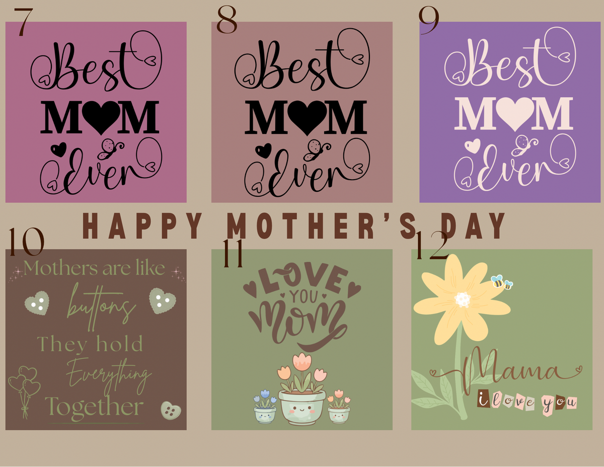 Mother's Day Magnets - Ready-Made Designs